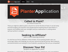 Tablet Screenshot of planterapp.com